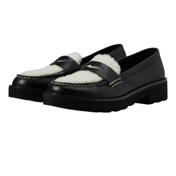 Sperry Shoes - Sperry Chunky Penny Loafer Black with Sherpa Detail NWOT